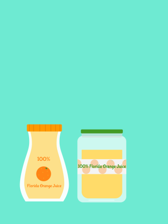 Orange Juice Bottle